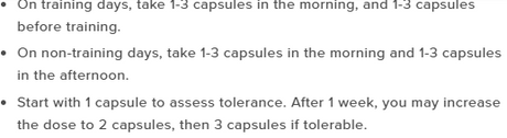 Magnum Heat Accelerated 120 Caps — directions and suggested use panel