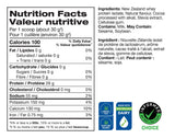 Perfect Sports Diesel New Zealand Whey Isolate 4LB — Milk Chocolate — ingredients label and nutrition facts panel