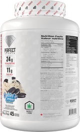 Perfect Sports Ultra Fuel  Grass-Fed Whey Protein 4lb — Cookies & Cream Ice Cream — ingredients label and nutrition facts panel