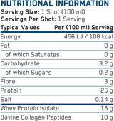 Applied Nutrition Protein Shot 100mL Blue Raspberry (Pack of 24)