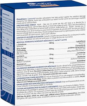 CanPrev Liposomal Glutathione 30 Packs box label
