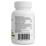 BIOptimizers Magnesium Breakthrough 60 Veg Capsules (7 Forms of Magnesium) — ingredients label and nutrition facts panel