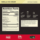 ON Gold Standard Whey 3.96LB — Vanilla Ice Cream — ingredients label and nutrition facts panel