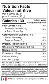 Limitless Pharma Whey Protein Isolate 5lbs — Cookies N' Cream — ingredients label and nutrition facts panel