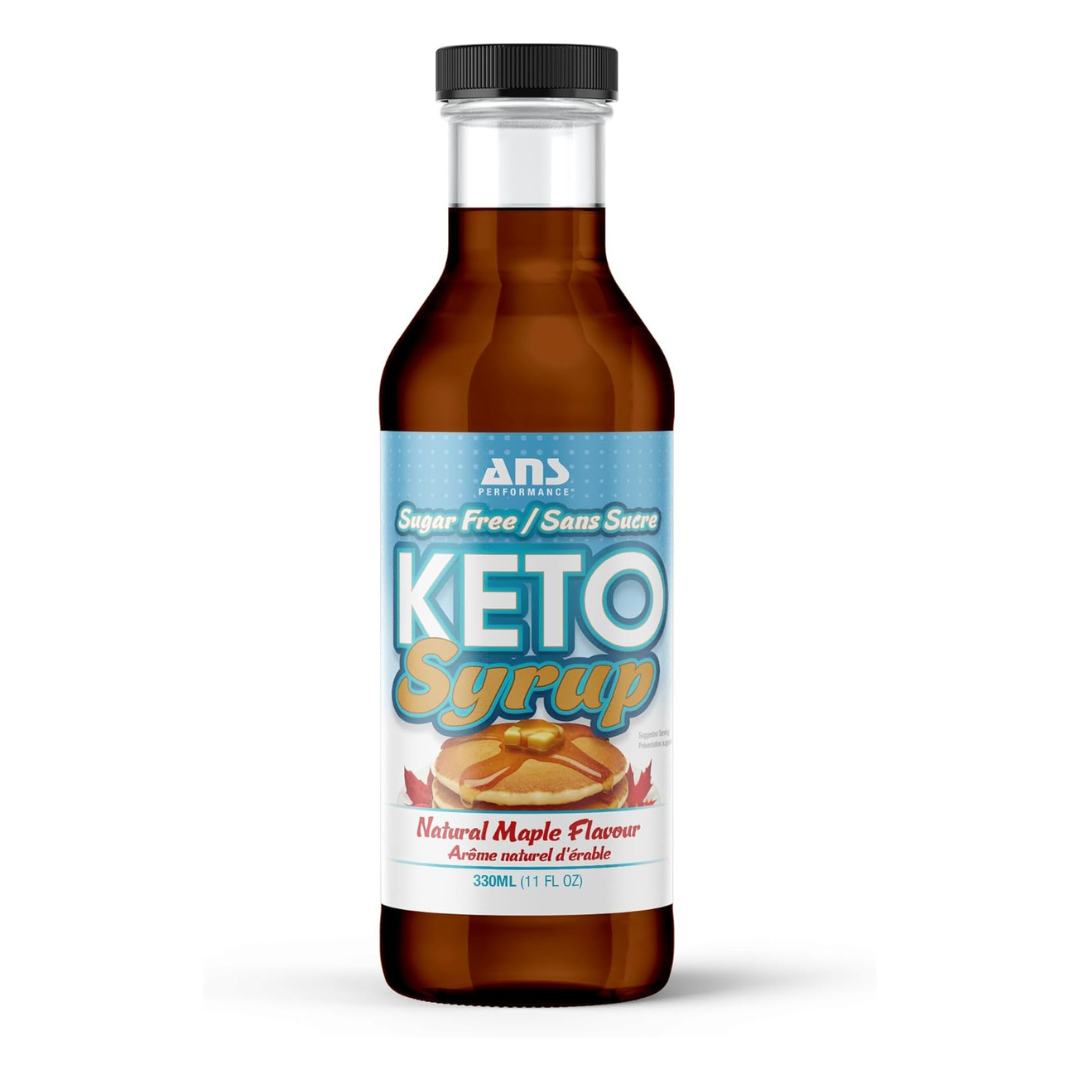 ANS Sugar Free Keto Maple Syrup 12oz 355ml Naturally Flavoured