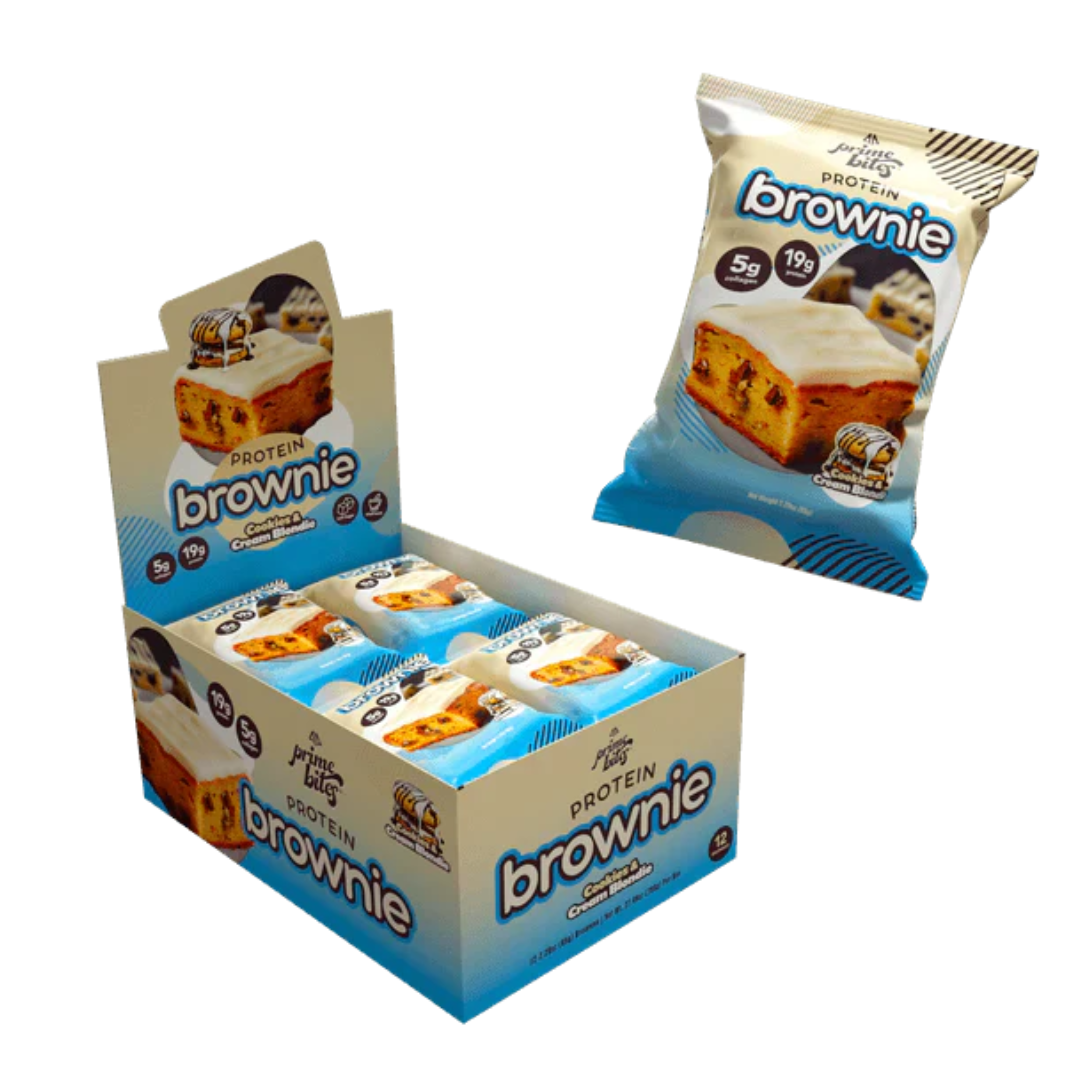 AP Prime Bites Protein Brownie (Box of 12) - Cookies & Cream Blondie