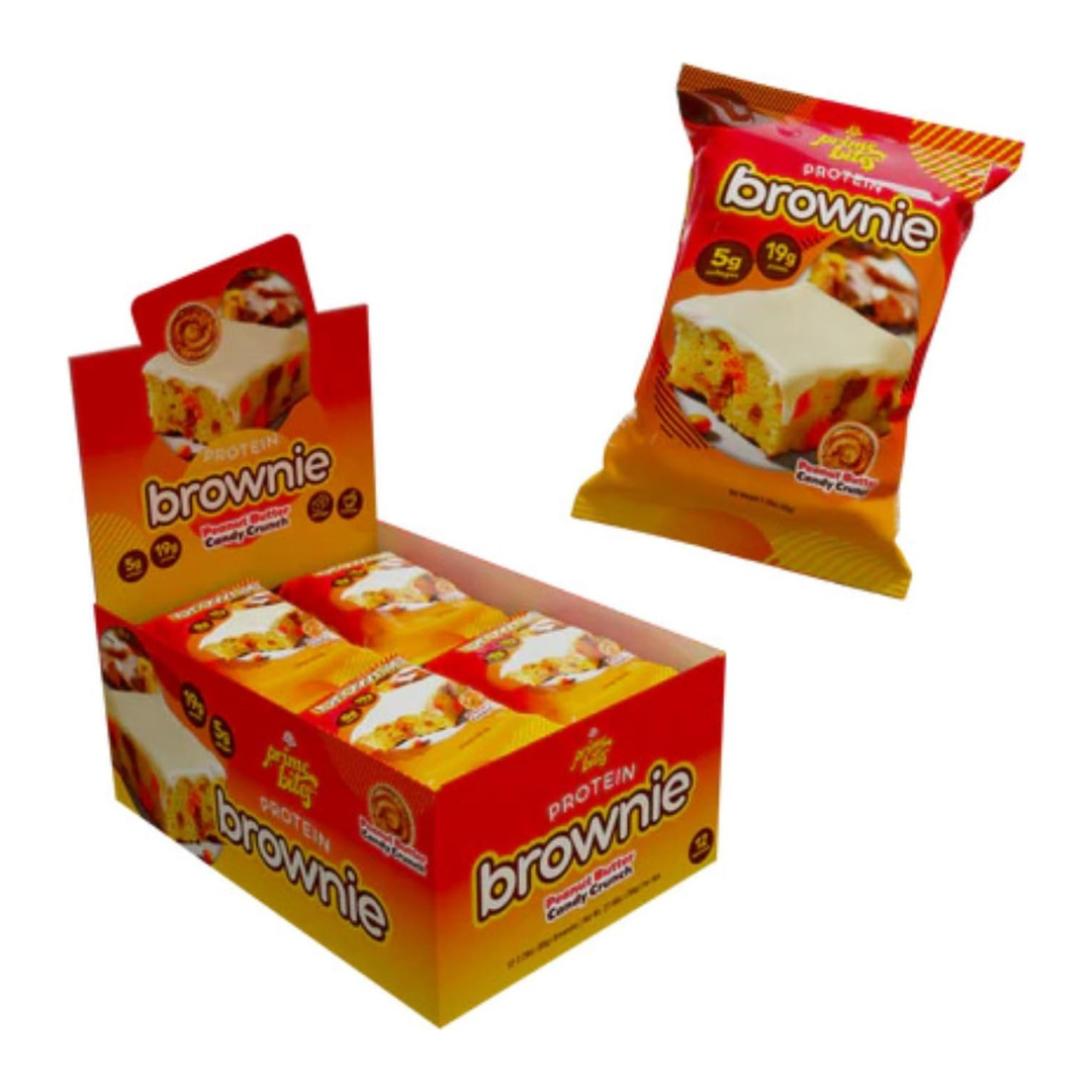 AP Prime Bites Protein Brownie (Box of 12) - Peanut Butter Candy Crunch