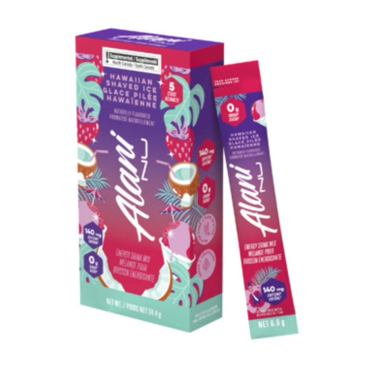 Alani Nu Energy Sticks 5 Sachets per Box