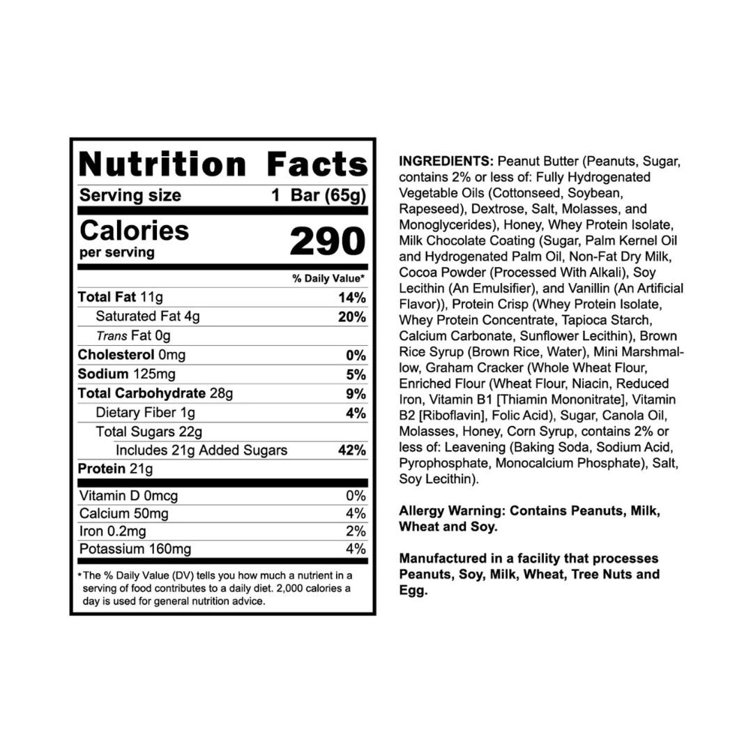 Anabar Whole Food Performance Bar 65g (Box of 12) - Milk Chocolate Campfire Smore's