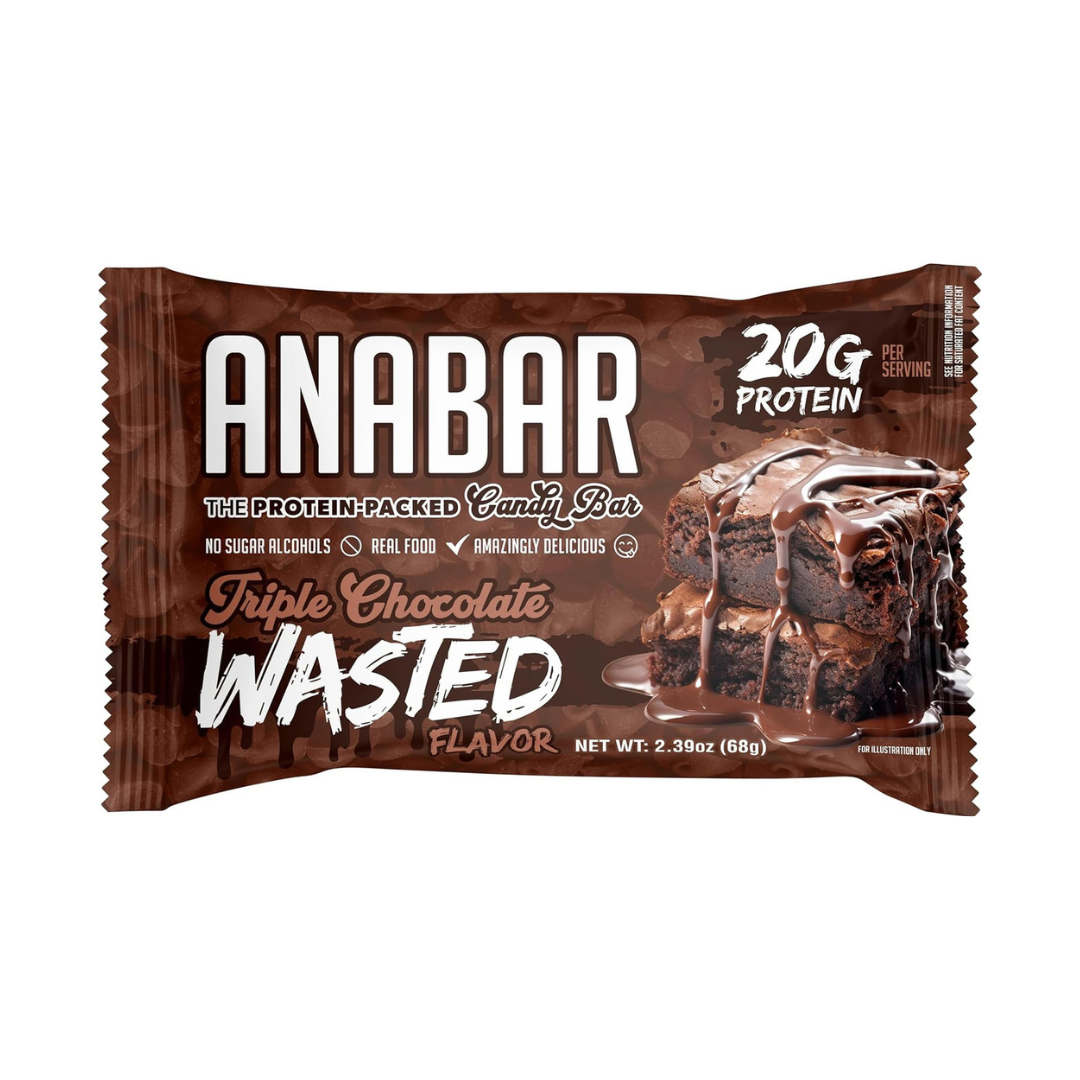 Anabar Whole Food Performance Bar 65g (Box of 12) - Triple Chocolate Wasted