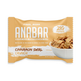 Anabar Whole Food Performance Bar 65g  (Box of 12) - White Chocolate Cinnamon Swirl Crunch