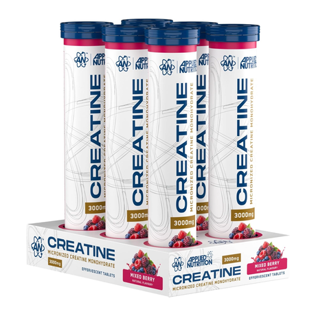 Applied Nutrition Creatine Monohydrate Effervescent Tablets 16ct Mixed Berry (Pack of 6) — ingredients label
