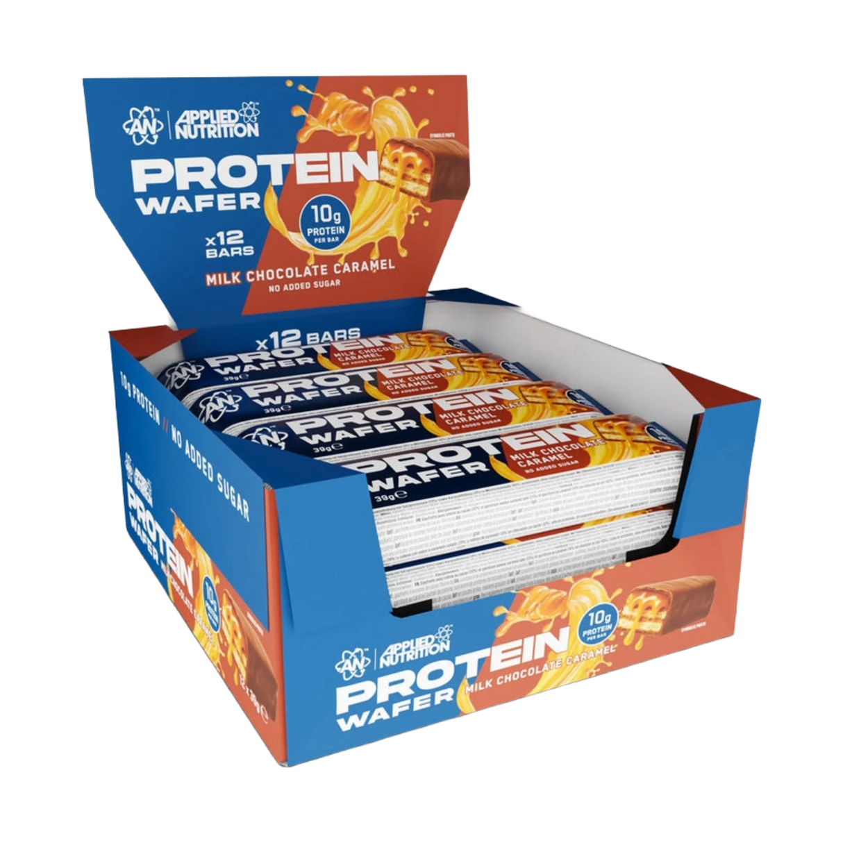 Applied Nutrition Protein Wafer Milk Chocolate Caramel (Box of 12)