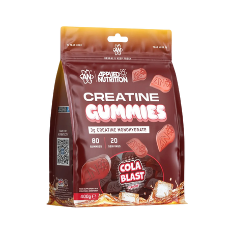 Applied Nutrition Creatine Gummies 400g 80 Gummies 20 servings Cola Blast flavour