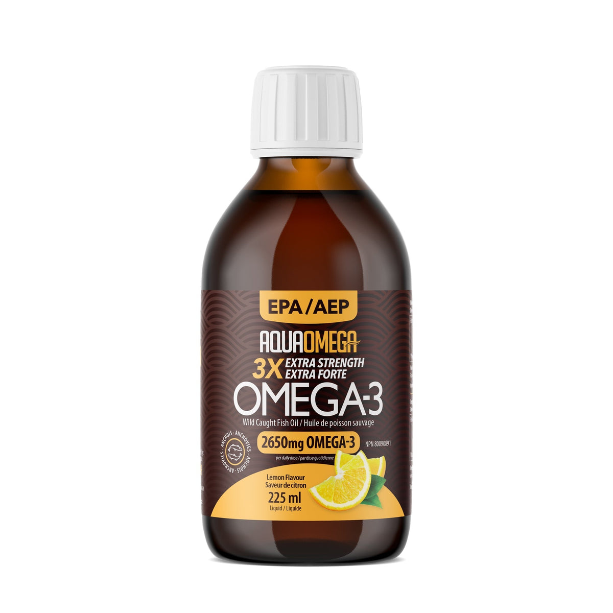 AquaOmega 3x Strength Liquid 225mL