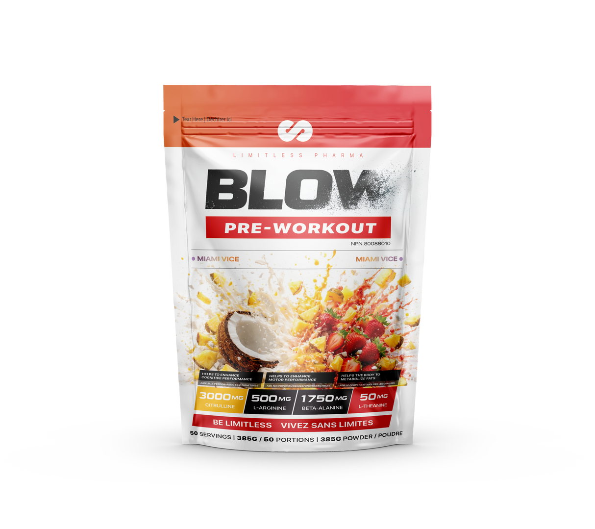 Limitless Pharma BLOW Pre-Workout 50 Servings