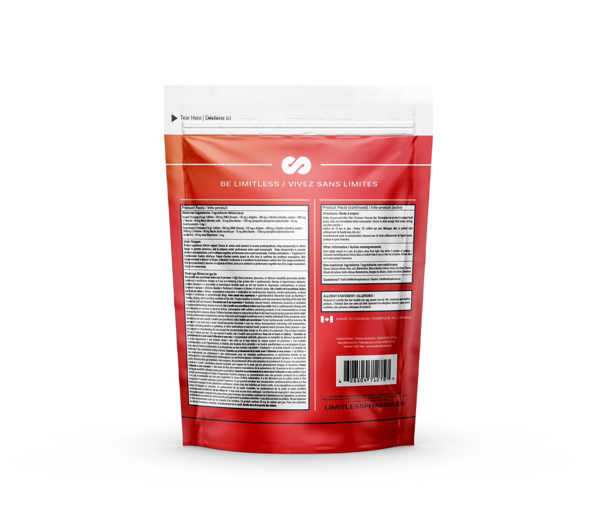 Limitless Pharma BLOW Pre-Workout 50 Servings