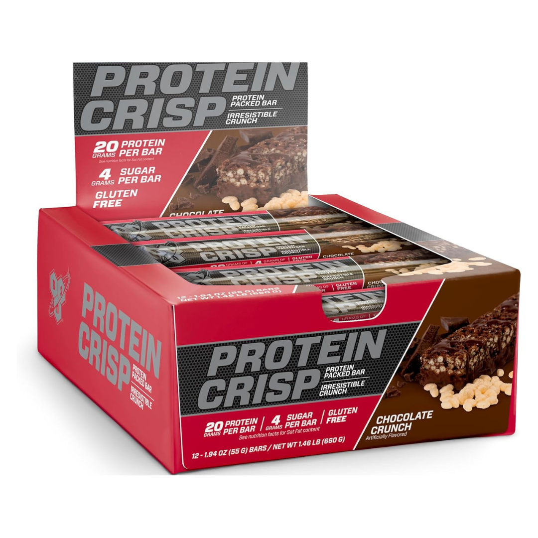 BSN Protein Crisp Bar (Box of 12) Chocolate Crunch