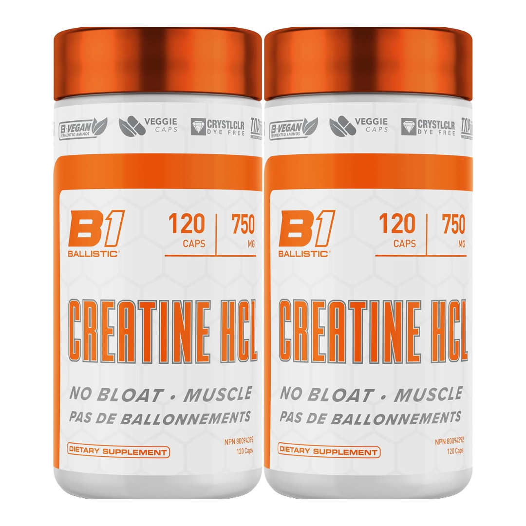 Ballistic Labs Creatine HCL 120 Capsules (Pack of 2)