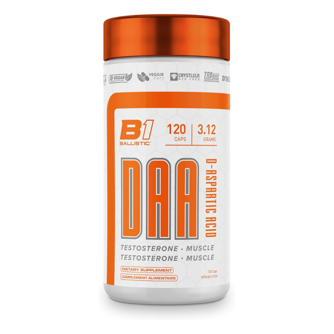 Ballistic Labs DAA D-Aspartic Acid 120 caps