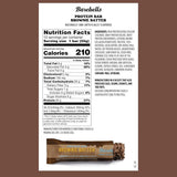 Barebells Protein Bar Brownie Batter — Nutrition Facts panel, 12 servings per container, 210 calories per bar