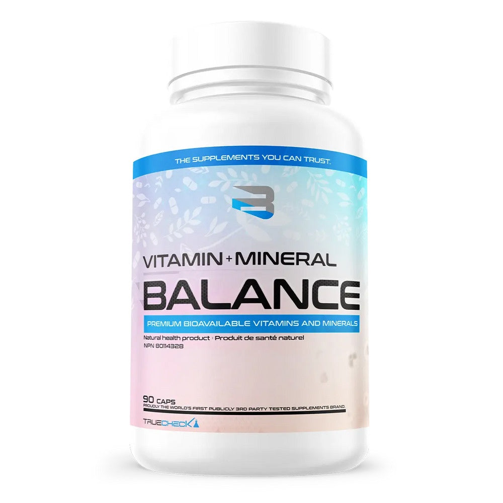 Believe Supplements Vitamin + Mineral Balance 90 Capsules