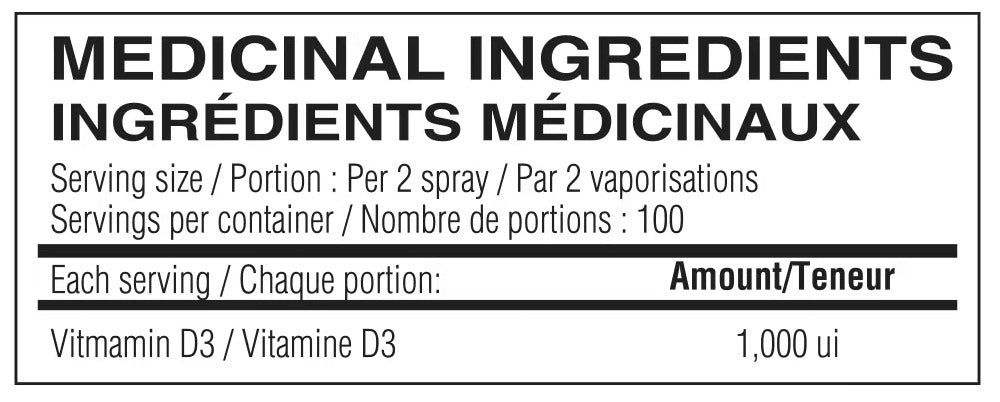 Believe Supplements Vitamin D3 Spray 52mL