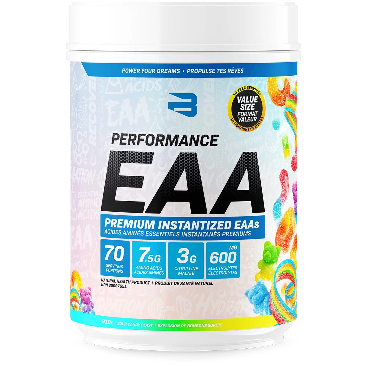 Believe Supplements Performance EAA 910g 70 Servings