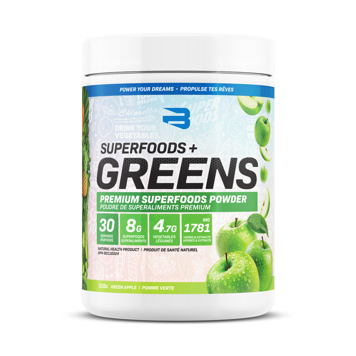 Believe Supplements Superfoods + Greens 30 Servings