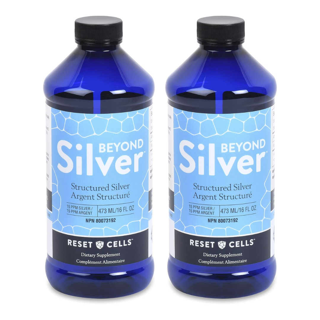 Beyond Structured Silver Liquid 15ppm 473ml - 16oz (Pack of 2)