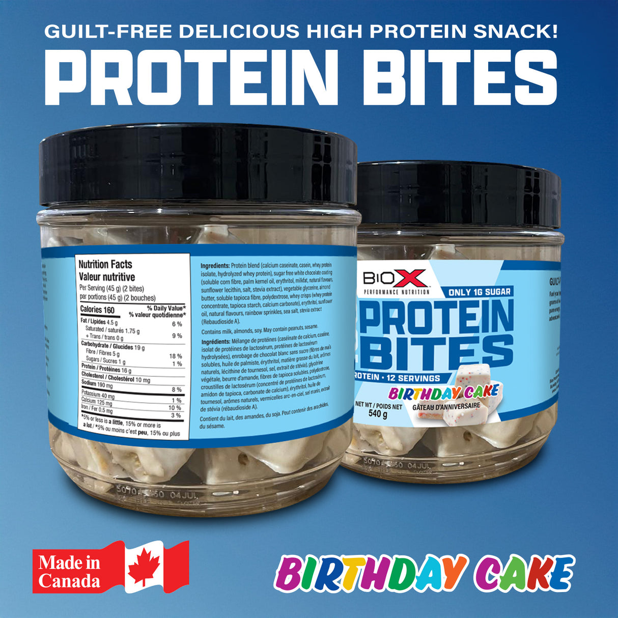 BioX Protein Bites 540g