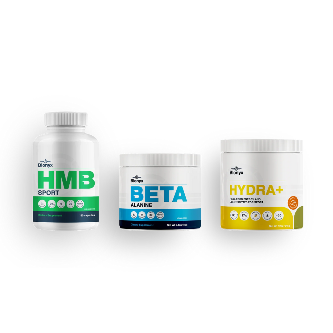 Blonyx Endurance Bundle (HMB Sport, Beta Alanine, Hydra+)