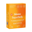 Orange box of blume SuperBelly Gut-Building Hydration Powder with Mango Passion Fruit flavor