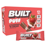 Built Puffs (Box of 12) - Strawberries 'N Cream