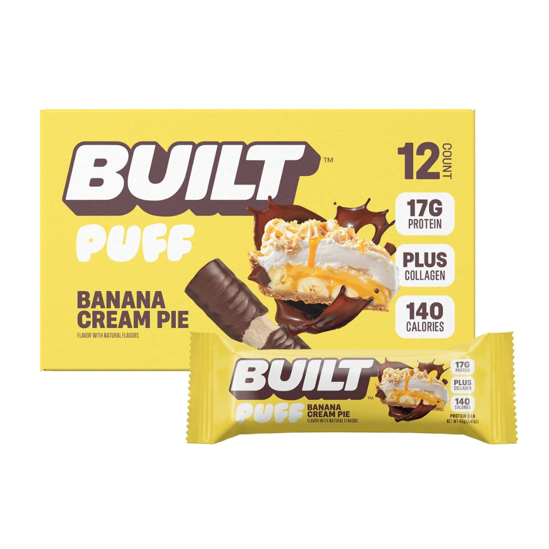 Built Puffs (Box of 12) - Banana Cream Pie