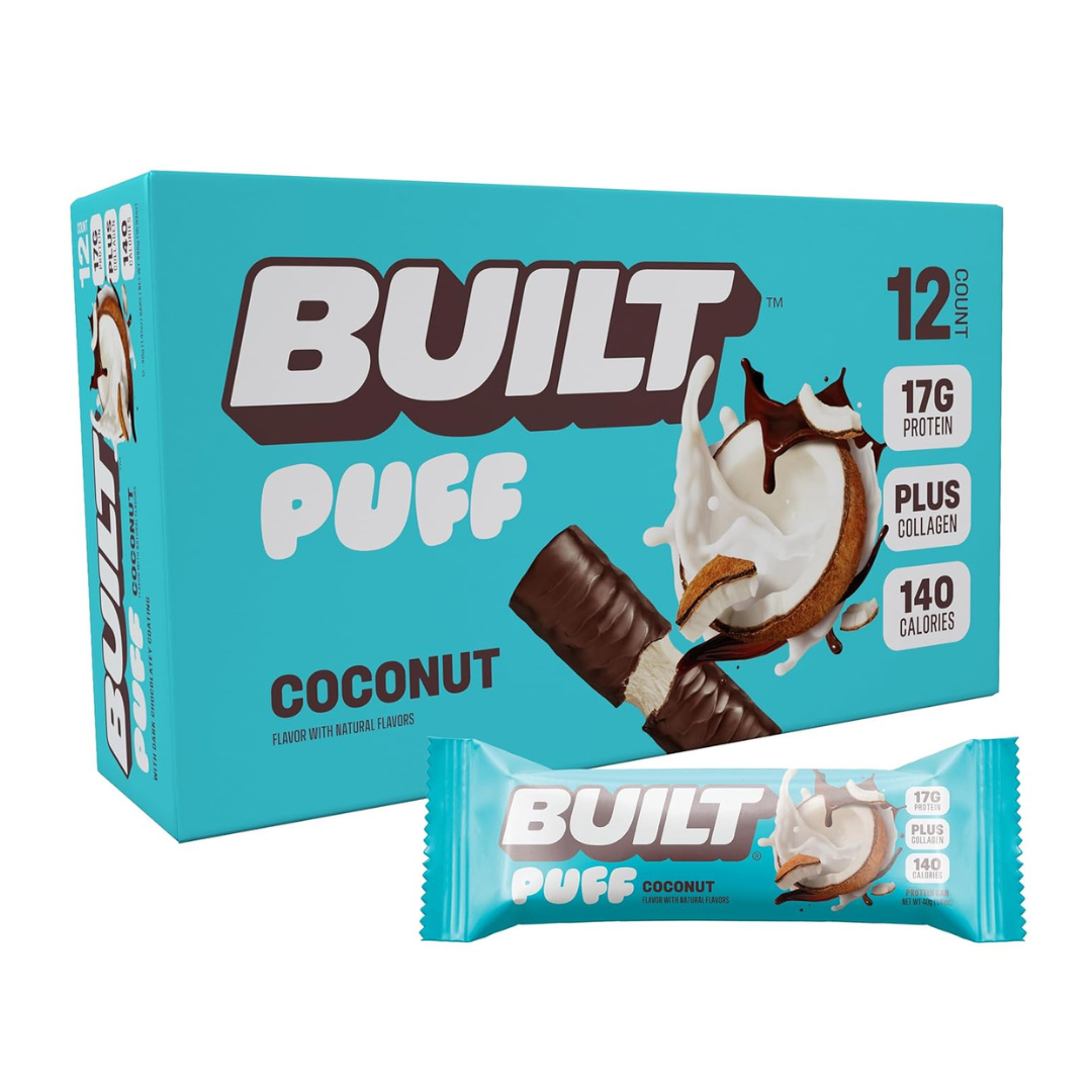 Built Puffs (Box of 12) - Coconut Marshmallow