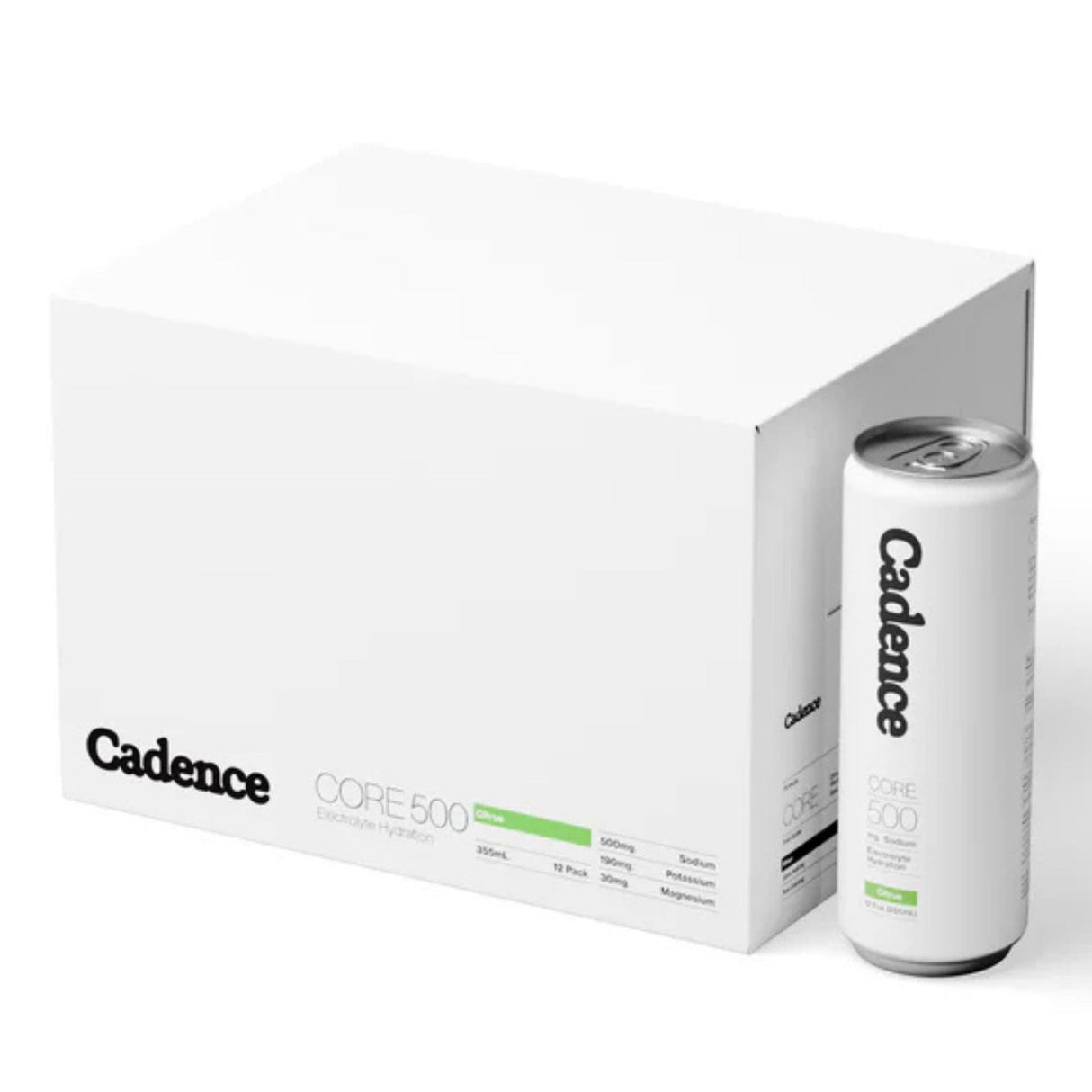 Cadence Core 500 Electrolyte Hydration Drink Citrus (Case of 12)