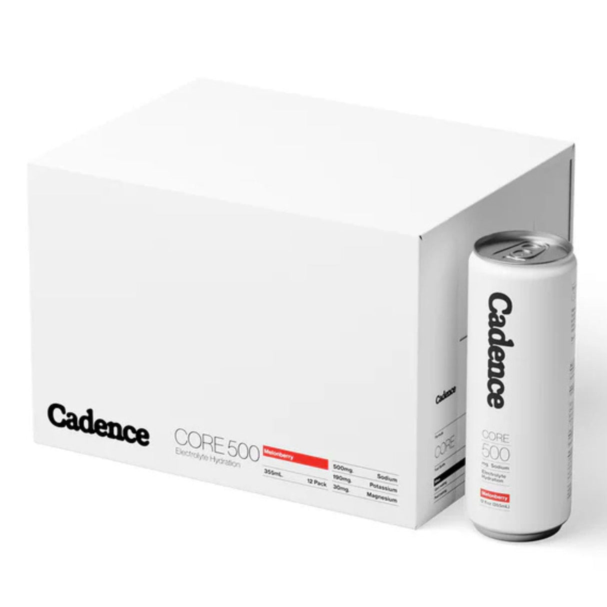 Cadence Core 500 Electrolyte Hydration Drink Melonberry (Case of 12)