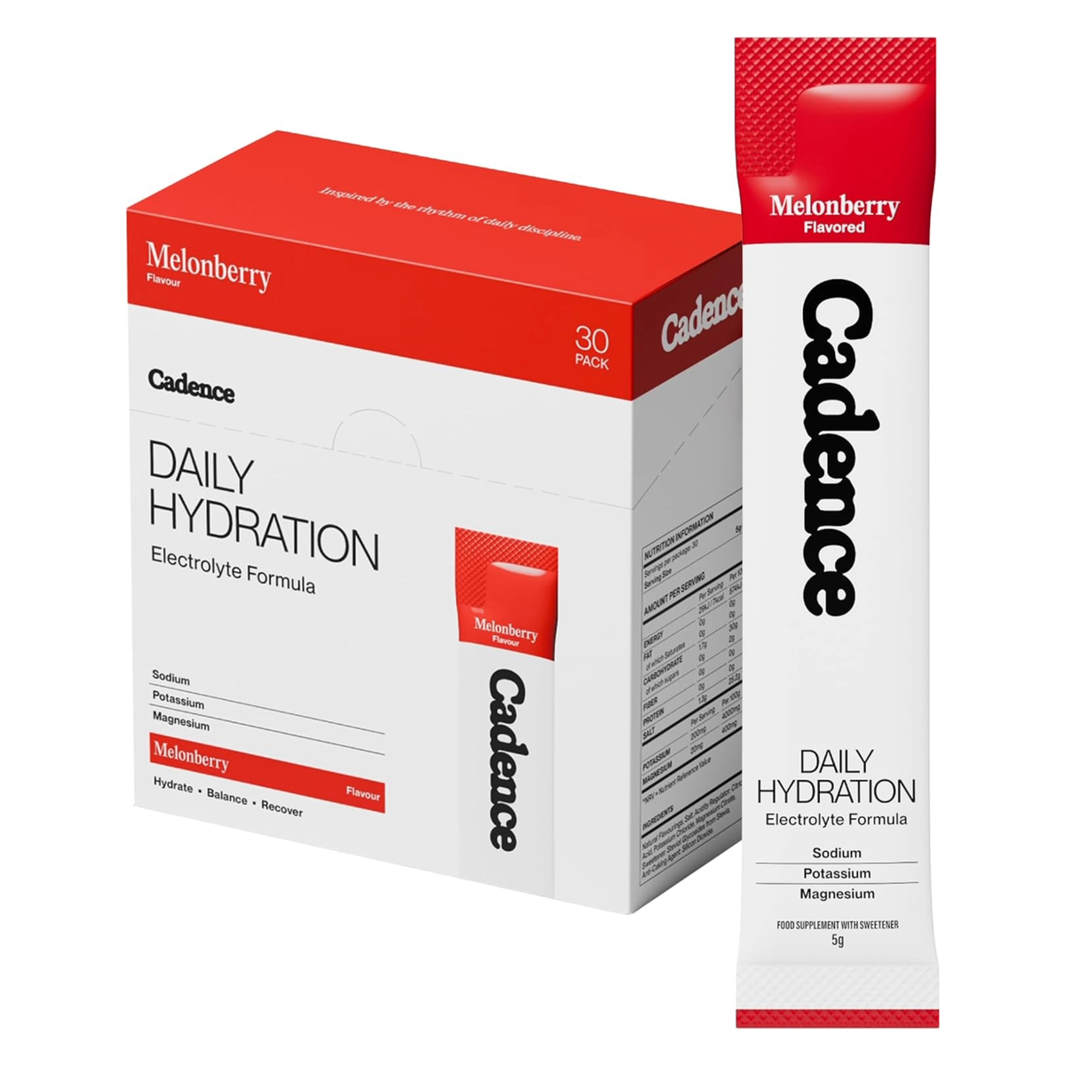 Cadence Core Hydration Sachets Melonberry (Pack of 30)