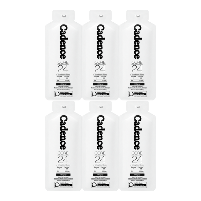 Cadence Fuel Gel Original Pack of 6 — front labels