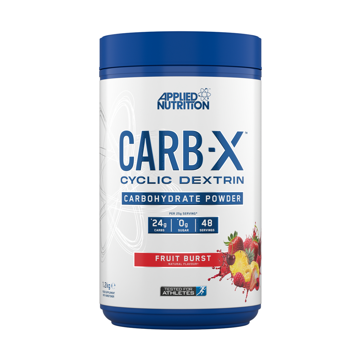 Applied Nutrition Carb-X Cyclic Dextrin Fruit Burst Carbohydrate powder 48 Servings