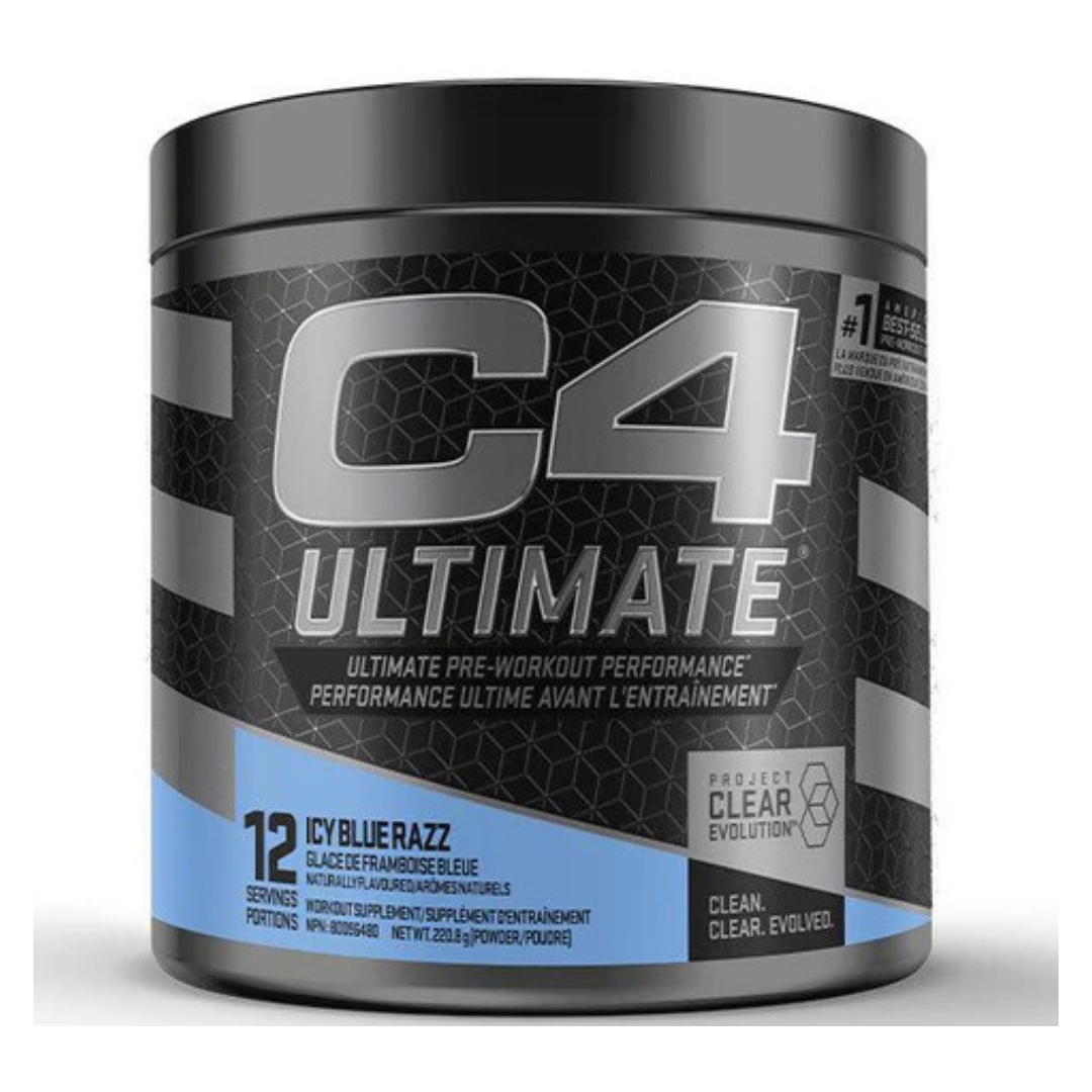 Cellucor C4 Ultimate Pre Workout 12 Servings Icy Blue Razz