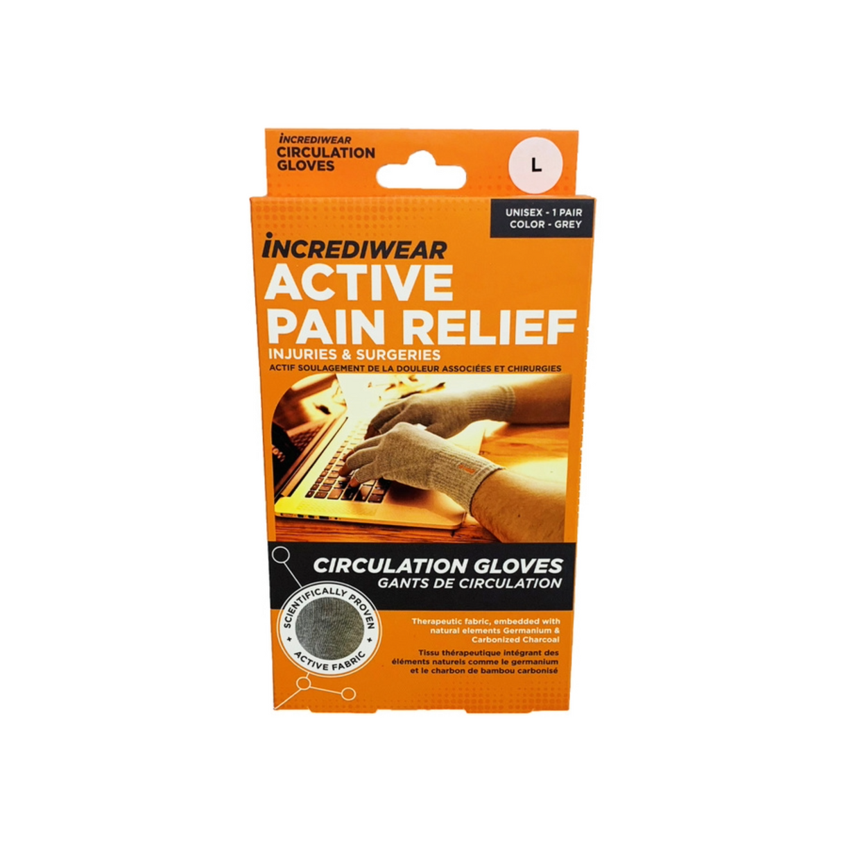 Incrediwear Fingerless Circulation Gloves