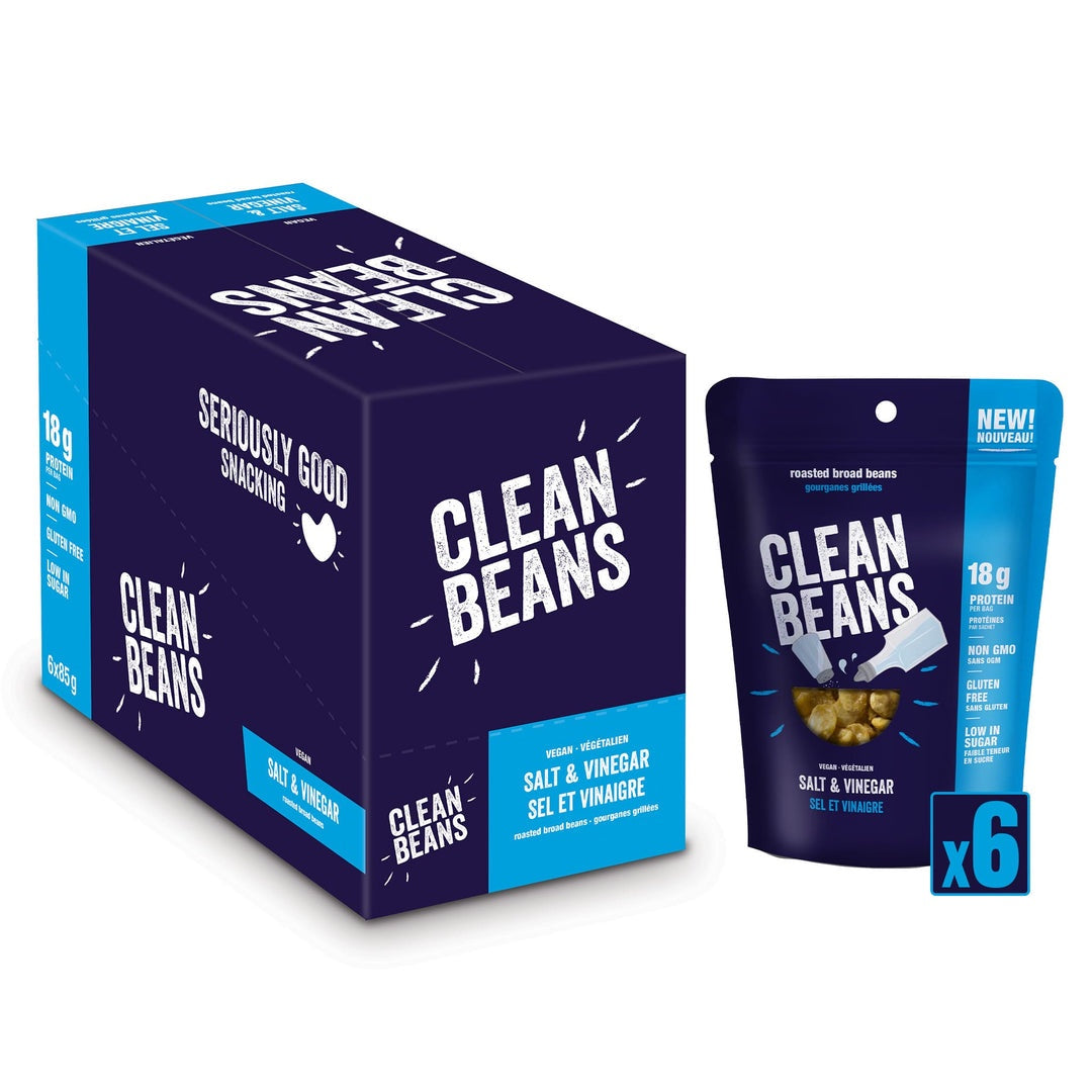 Nutraphase Clean Beans Salt & Vinegar (Box of 6)