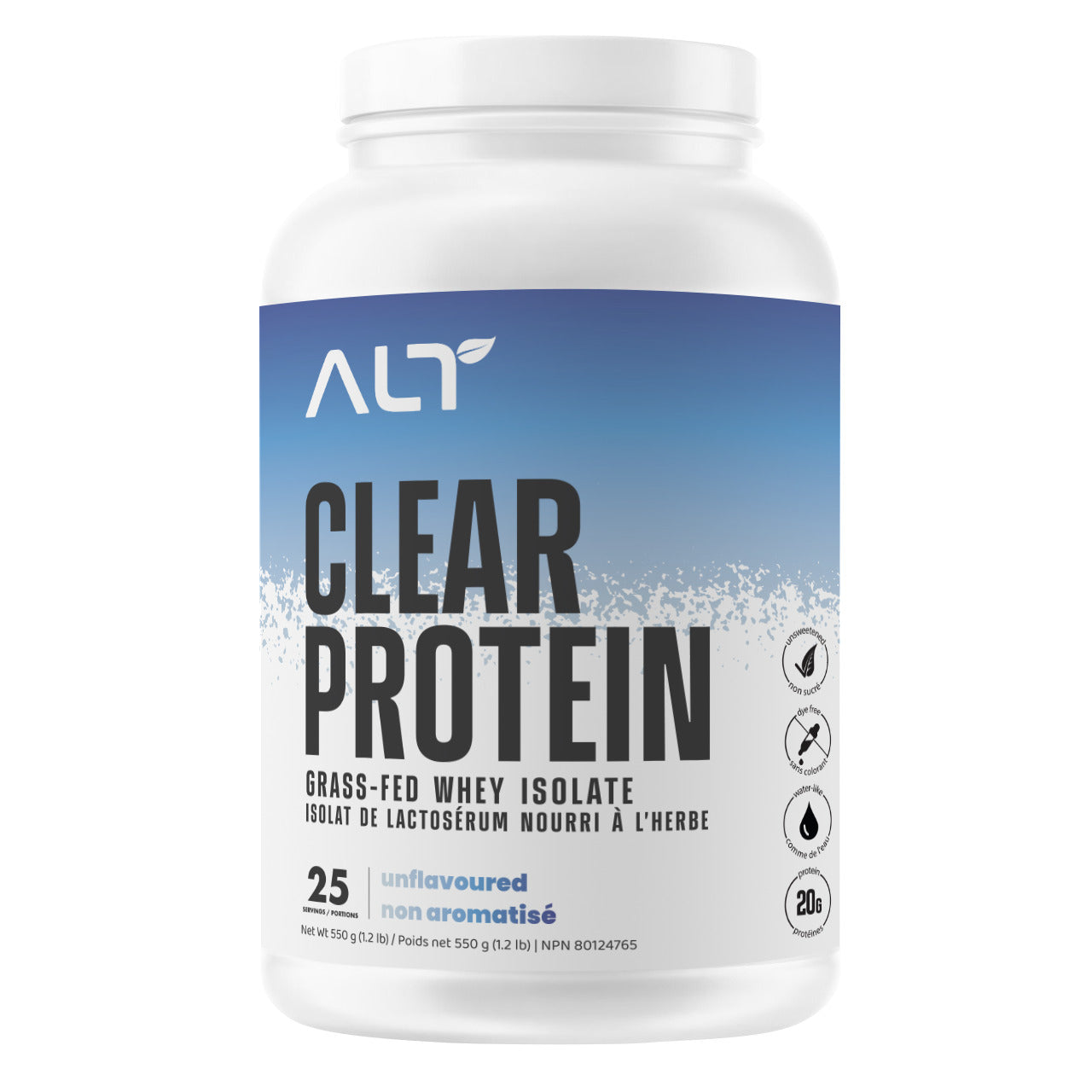 ALT Clear Whey Isolate 1.3lbs 25 servings