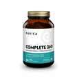Purica Complete 360 Anti-Stress Mushroom Complex 100g Powder — front label with teal stress relief and mental clarity band
