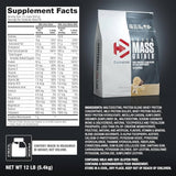 Dymatize Gainer Vanilla Nutrition Facts Ingredient Panel Rear Label