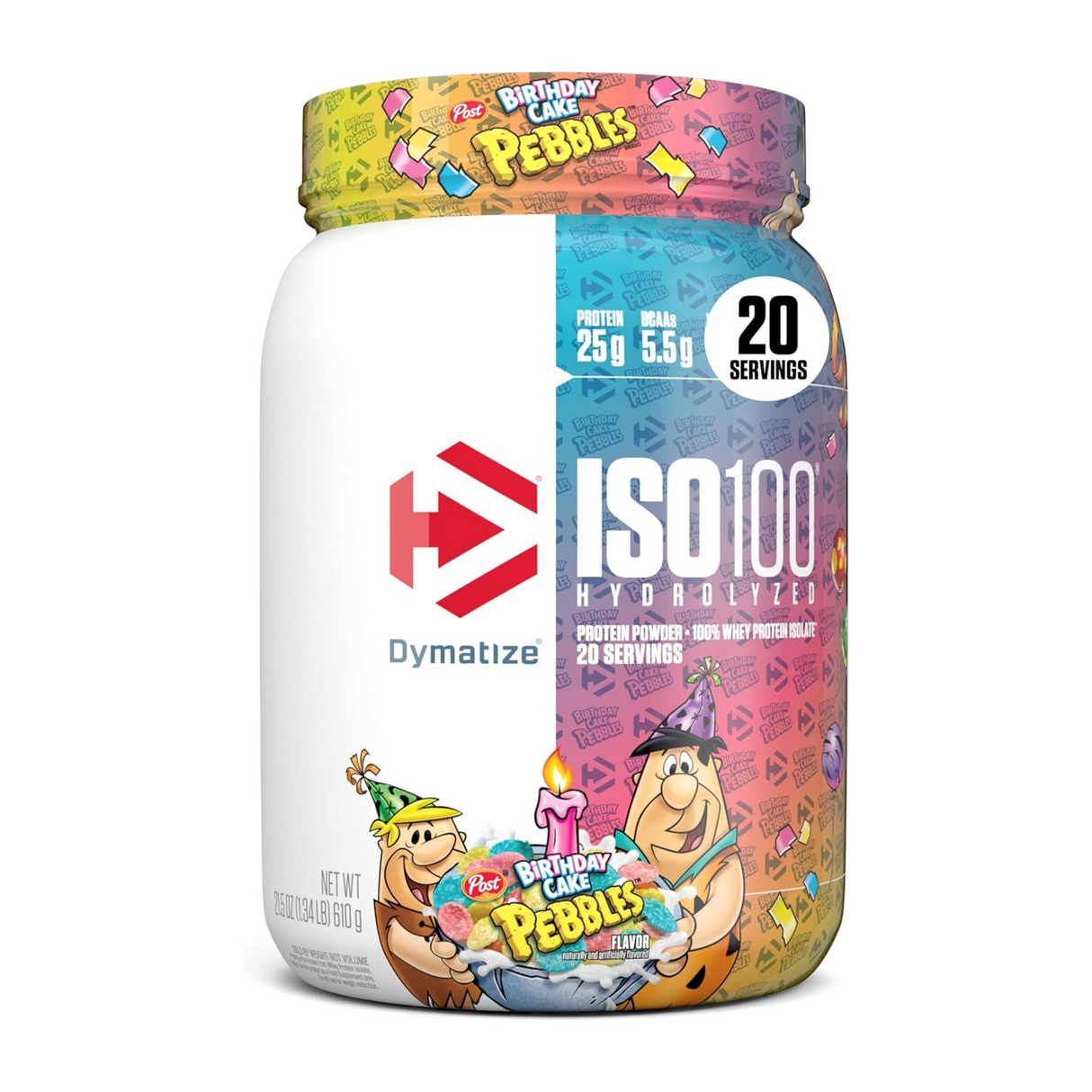 Dymatize Iso 100 Hydrolyzed Whey Protein 1.3lbs 20 Servings