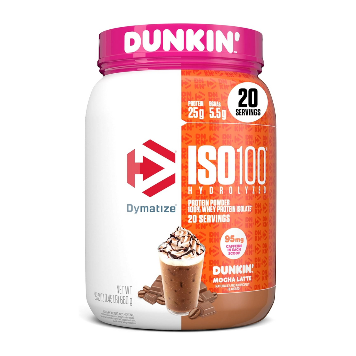 Dymatize Iso 100 Hydrolyzed Whey Protein 1.3lbs 20 Servings