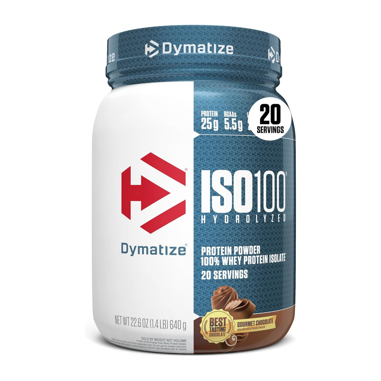 Dymatize Iso 100 Hydrolyzed Whey Protein 1.3lbs 20 Servings